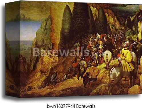 The Conversion of St. Paul by Pieter Bruegel The Elder, Canvas Print
