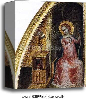 The Coronation of the Virgin among Saints and Angels. Detail by Giusto De’ Menabuoi, Canvas Print The Coronation of the Virgin among Saints and Angels. Detail by Giusto De’ Menabuoi, Canvas Print