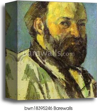 Self-Portrait by Paul Cézanne, Canvas Print