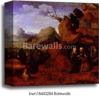 The Visitation by Jan Van Scorel, Canvas Print