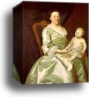 Portrait of Mrs. Daniel Rea and Child by John Singleton Copley, Canvas Print