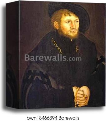 Portrait of A Lord of Köckerits by Lucas Cranach The Elder, Canvas Print