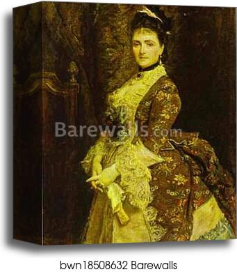 Mrs. Bischoffsheim by Sir John Everett Millais, Canvas Print