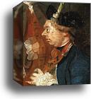 Sir Thomas Kennedy, James Caulfeild, Mr Ward and Mr Phelps. Detail by Sir Joshua Reynolds, Canvas Print