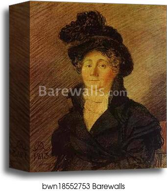 Portrait of Villo by Orest Kiprensky, Canvas Print