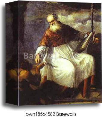 St. John the Alms-Giver by Titian, Canvas Print