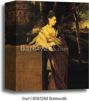 Mrs John Parker by Sir Joshua Reynolds, Canvas Print