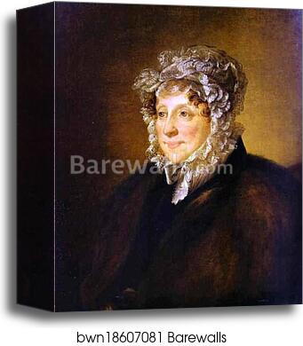 Portrait of an Elderly Woman in a Cap by Vasily Tropinin, Canvas Print Portrait of an Elderly Woman in a Cap by Vasily Tropinin, Canvas Print
