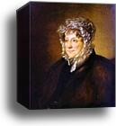 Portrait of an Elderly Woman in a Cap by Vasily Tropinin, Canvas Print