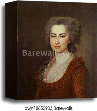 Portrait of Countess N. F. Vorontsova by Dmitry Levitzky, Canvas Print Portrait of Countess N. F. Vorontsova by Dmitry Levitzky, Canvas Print