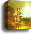 The Cottage Girl with Dog and Pitcher by Thomas Gainsborough, Canvas Print