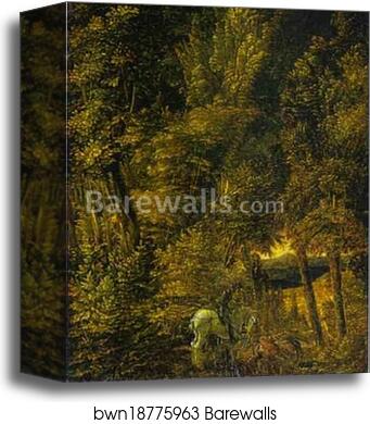 St. George by Albrecht Altdorfer, Canvas Print