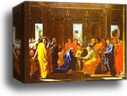 The Marriage of the Virgin by Nicolas Poussin, Canvas Print