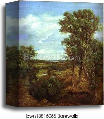 Dedham Vale by John Constable, Canvas Print