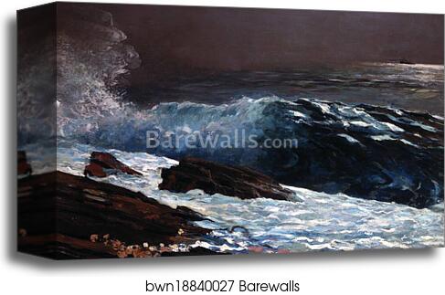 Sunlight on the Coast by Winslow Homer, Canvas Print