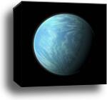 Artist's depiction of Kepler 22b by Marc Ward/Stocktrek Images, Canvas Print