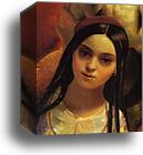 Portrait of Countess Yu. P. Samoilova and Her Ward Amacilia Pacini Leaving a Ball. Detail by Karl Brulloff, Canvas Print