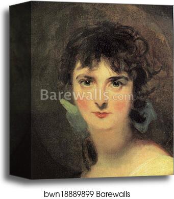 Sarah Martha (Sally) Siddons (1775-1803) by Sir Thomas Lawrence, Canvas Print