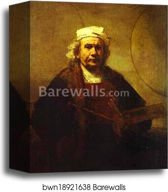 Self-Portrait by Rembrandt Harmenszoon Van Rijn, Canvas Print Self-Portrait by Rembrandt Harmenszoon Van Rijn, Canvas Print