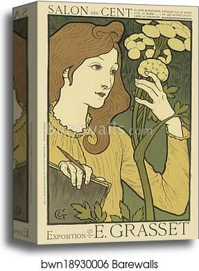 L' "Exposition E. Grasset" au Salon des Cent by Eugène Grasset, Canvas Print