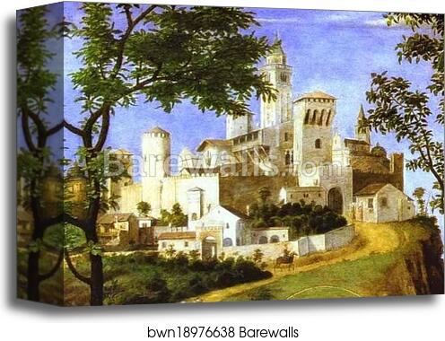 Madonna with the Orange Tree. Detail by Giovanni Battista Cima, Called Cima Da Conegliano, Canvas Print