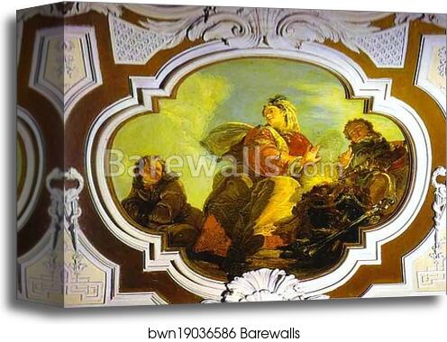 Winter by Francesco Fontebasso, Canvas Print