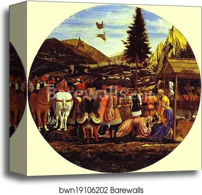 The Adoration of the Magi by Domenico Veneziano, Canvas Print The Adoration of the Magi by Domenico Veneziano, Canvas Print