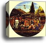 The Adoration of the Magi by Domenico Veneziano, Canvas Print