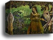 The Emerald Necklace by Victor Borisov-Musatov, Canvas Print