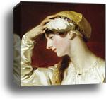 Mrs. Jens Wolff (1771-1829). Detail by Sir Thomas Lawrence, Canvas Print