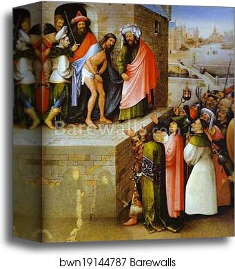 Ecce Homo by Hieronymus Bosch, Canvas Print