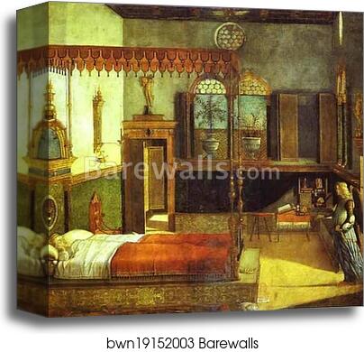 Legend of St. Ursula: St. Ursula's Dream by Vittore Carpaccio, Canvas Print