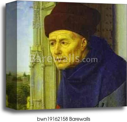 St. Joseph by Rogier Van Der Weyden, Canvas Print