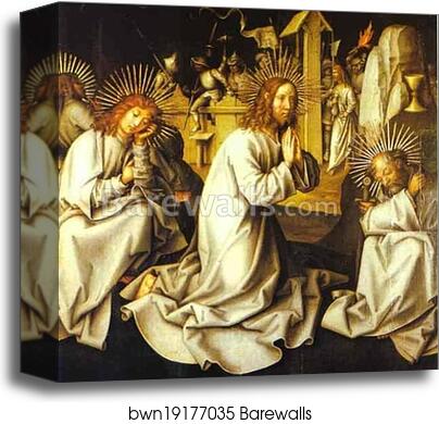 The Agony in the Garden by Hans Holbein The Elder, Canvas Print