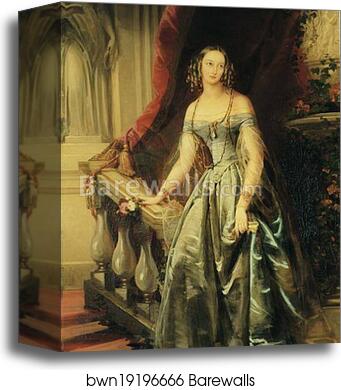 Portrait of Grand Duchess Olga Nikolaevna by Christina Robertson, Canvas Print