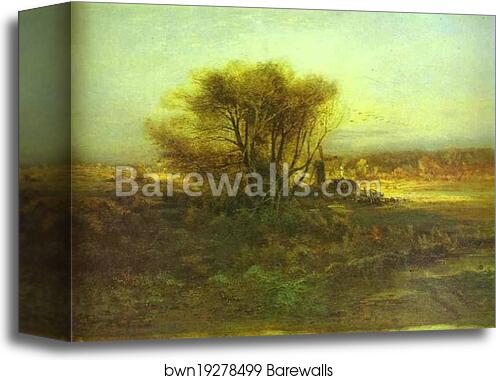 Autumn by Alexey Savrasov, Canvas Print