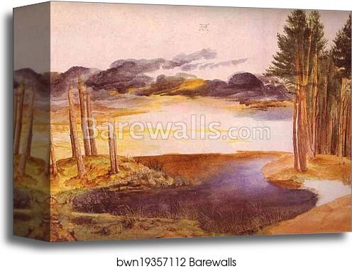 Pond in the Woods by Albrecht Dürer, Canvas Print