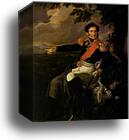 Portrait of the Prince P. I. Bagration by Vasily Tropinin, Canvas Print