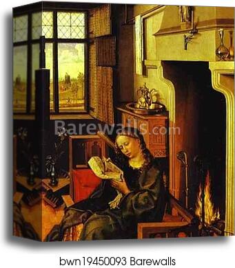 St. Barbara by Robert Campin (Master Of Flemalle), Canvas Print