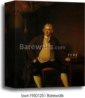 Sir Richard Arkwright by Joseph Wright Of Derby, Canvas Print