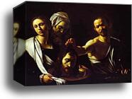 Salome with the Head of St. John the Baptist by Caravaggio, Canvas Print