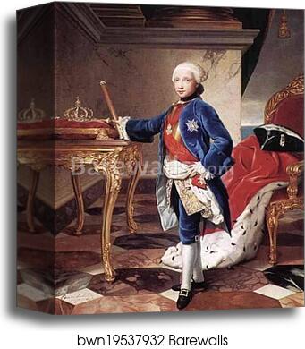 Ferdinand IV, King of Naples by Anton Raphael Mengs, Canvas Print
