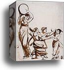 Study for 'The Levenson-Gower Children' by George Romney, Canvas Print