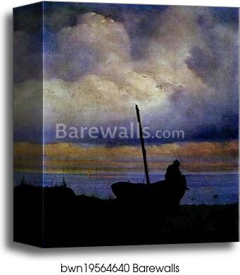 View of the Coast Near St. Petersburg by Ivan Aivazovsky, Canvas Print View of the Coast Near St. Petersburg by Ivan Aivazovsky, Canvas Print