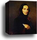 Portrait of the Artist Ivan Aivazovsky by Alexey Tyranov, Canvas Print