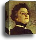 Portrait of the Actress Maria Yermolova. Detail by Valentin Serov, Canvas Print