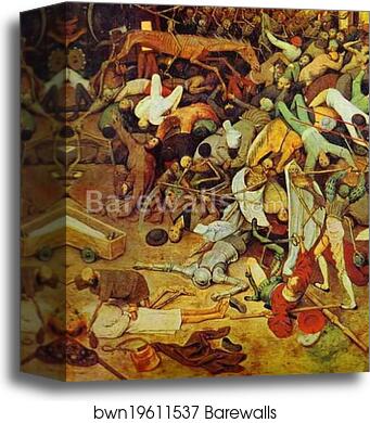 The Triumph of Death. Detail by Pieter Bruegel The Elder, Canvas Print