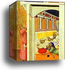 The Charity of St. Nicholas of Bari by Ambrogio Lorenzetti, Canvas Print