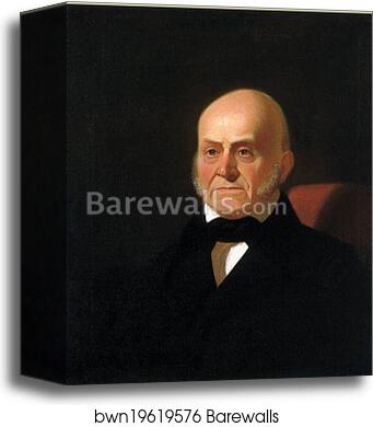John Quincy Adams by George Caleb Bingham, Canvas Print