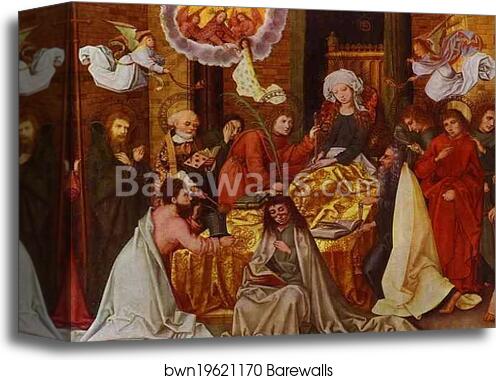 Death of the Virgin by Hans Holbein The Elder, Canvas Print